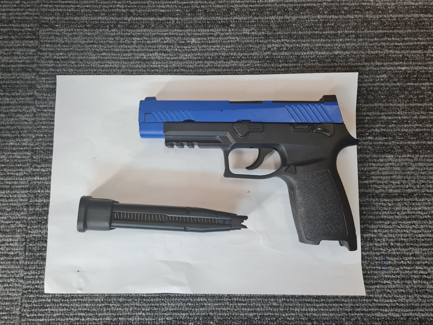 AEG F17 Gas Blowback Pistol (Blue)