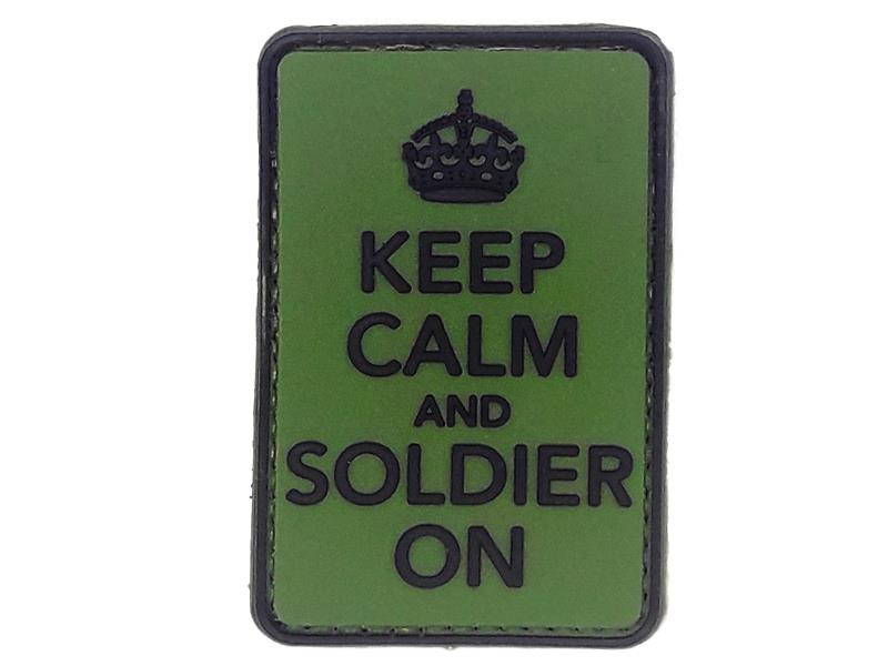 Patches - Keep calm and soldier on