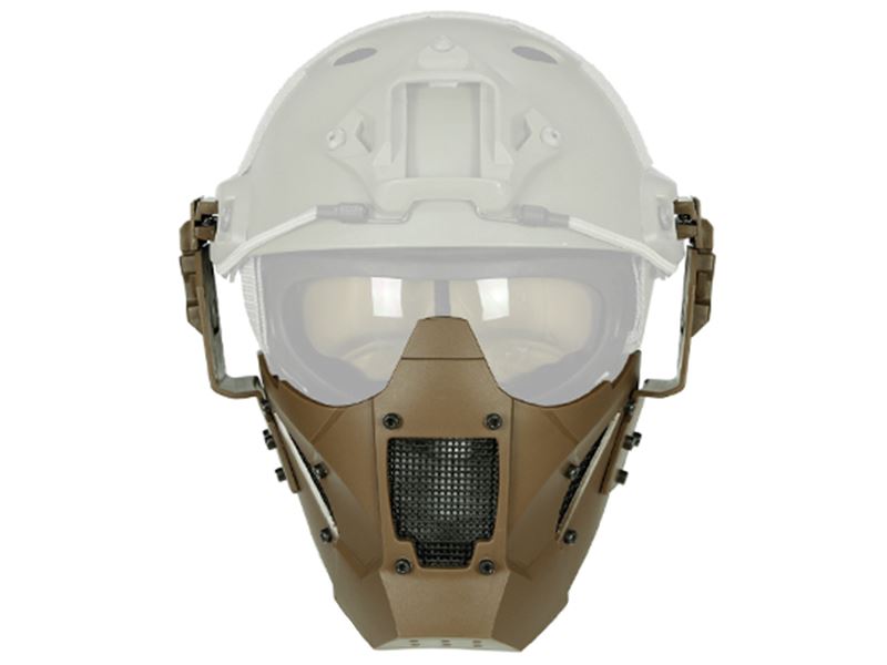 Big Foot Tactical JF Mesh Mask (AF Helmet Fit - Tan)