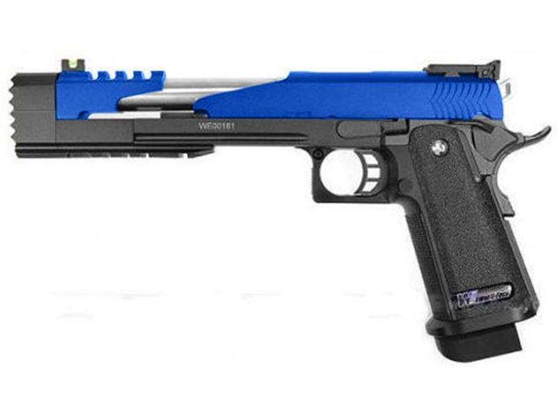 WE Hi-Capa 7 inch Full Metal Dragon Model A (Blue) (WE-71001-BLUE)