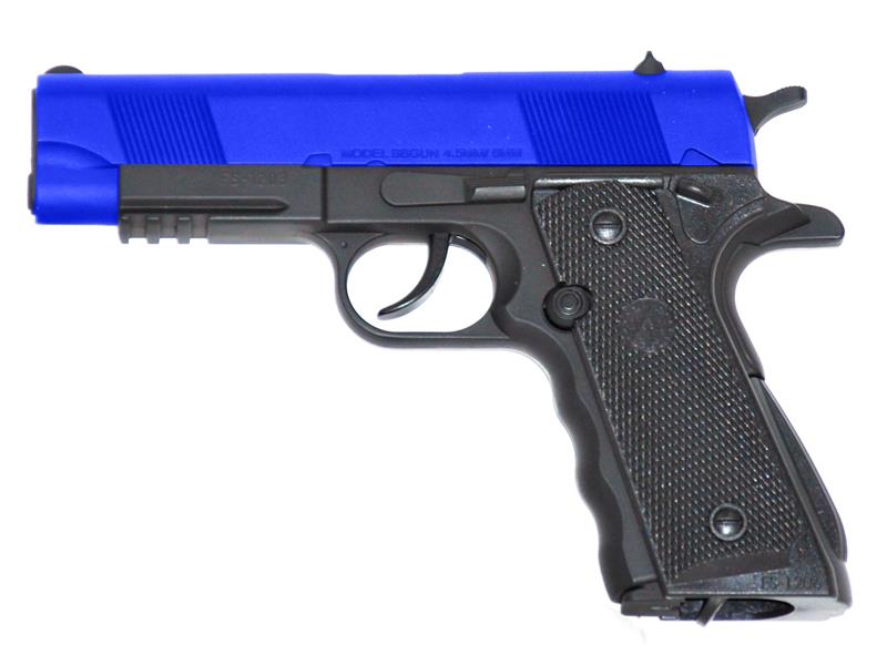 Hwasan Co2 Pistol 45 (Full Metal - Blue)