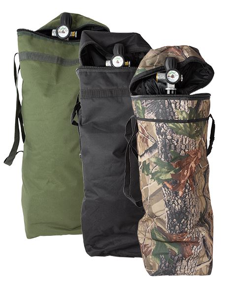 Huntsman Waterproof Padded PCP Air Cylinder / Dive Bottle Bag - Black
