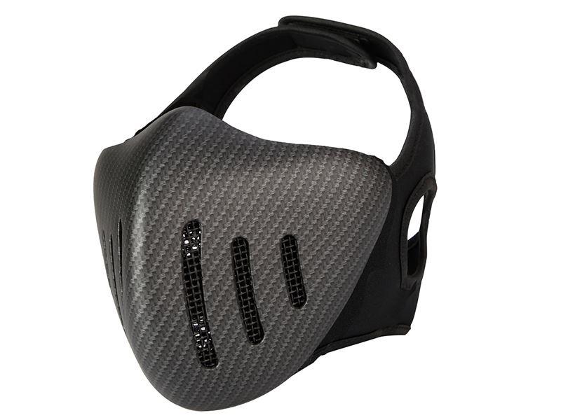 Big Foot Glory Knight Mesh Mask (Carbon Fibre)