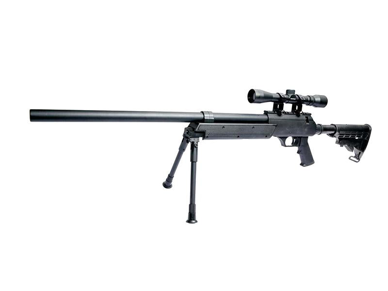 ASG Urban Spring Sniper Rifle With Scope & Bipod (L96 - Black)