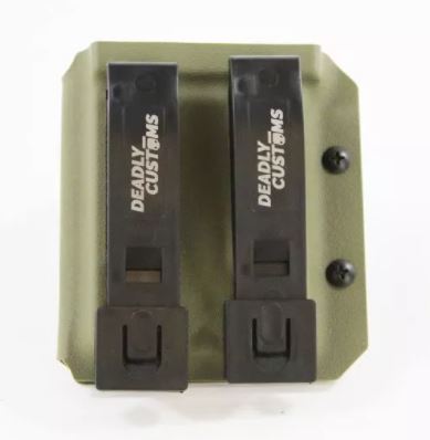 Deadly Customs Kydex Holster M4 Magazine Carrier (OD/GREEN)