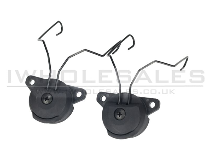 FMA EX Headset and Helmet Rail Adapter Set (GEN2 - Black - TB998-BK)