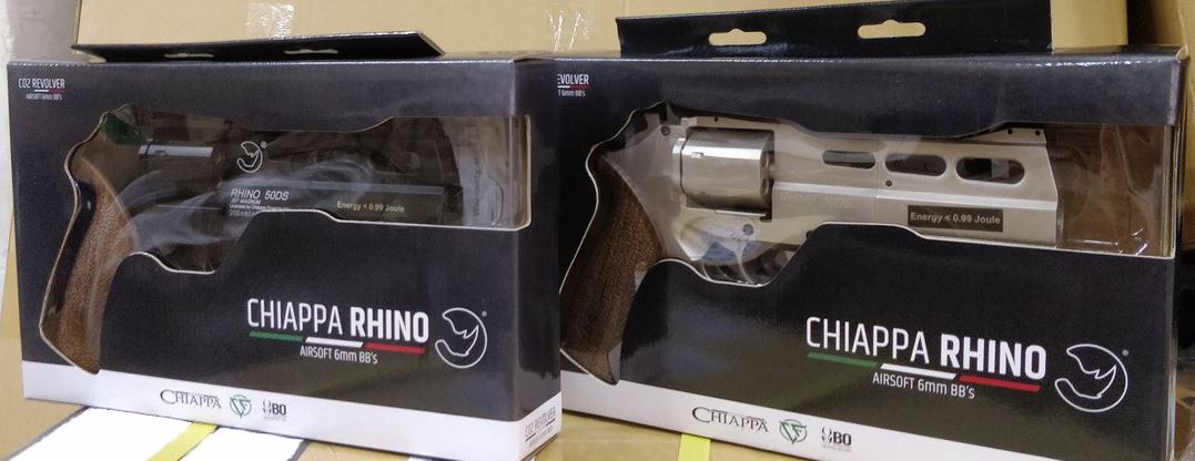 Chiappa Rhino 50DS Co2 Revolver (5" - Black 440.083)