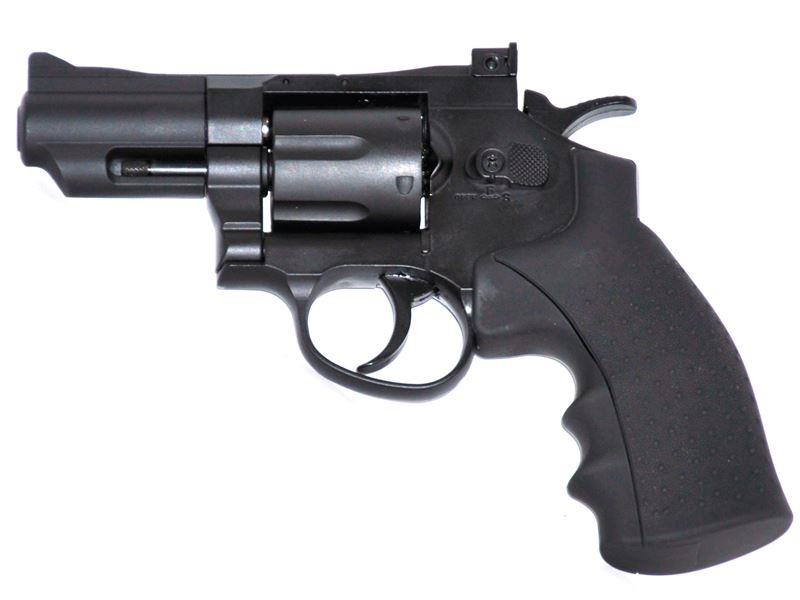 Hwasan Co2 Revolver 2.5inch (Full Metal) (Black)