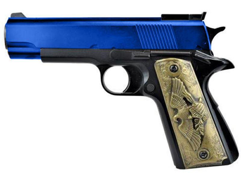 HFC HG-123 1911 Gas Pistol (Non-Blowback - Blue) (HFC-HG-123U)
