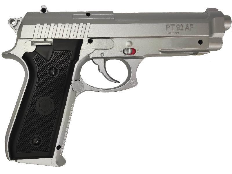 Cybergun PT92 BAX Full Metal Non-Blowback Co2 Pistol (Silver- Cybergun - 210310)