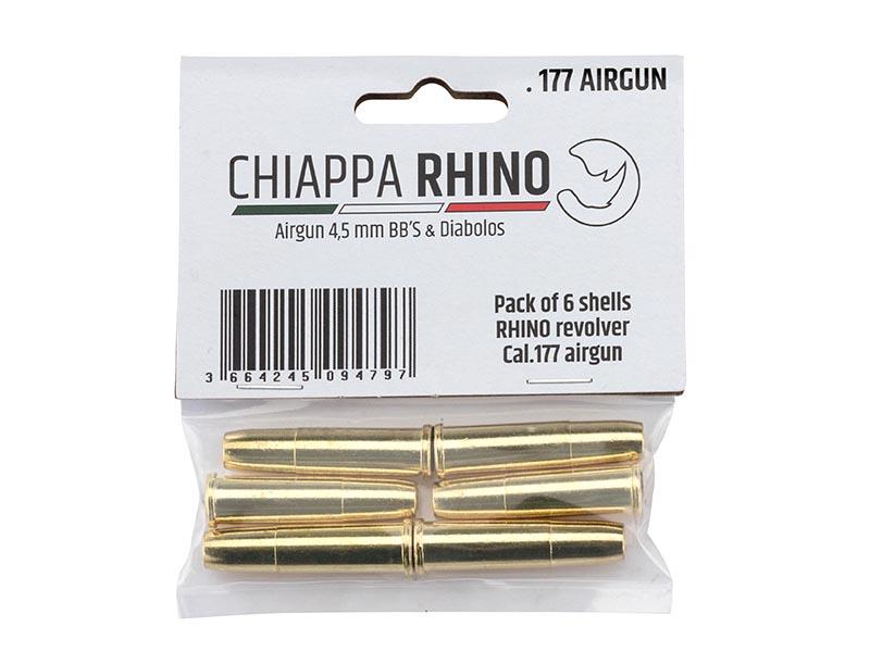 Chiappa 4.5mm/.177 Rino 50DS/ .357 Magnum Shells (Pack of 6)