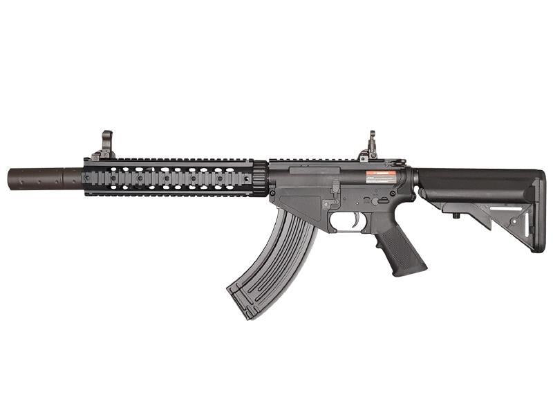 Cyma AR47 RIS with Inbuilt Suppressor (Nylon Fibre - Mosfet/QD Spring - Inc. Bat. & Charger - CM650)