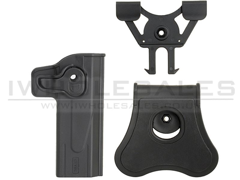 Cytac High-Tech. Polymer Holster for Hi-Capa (Black)