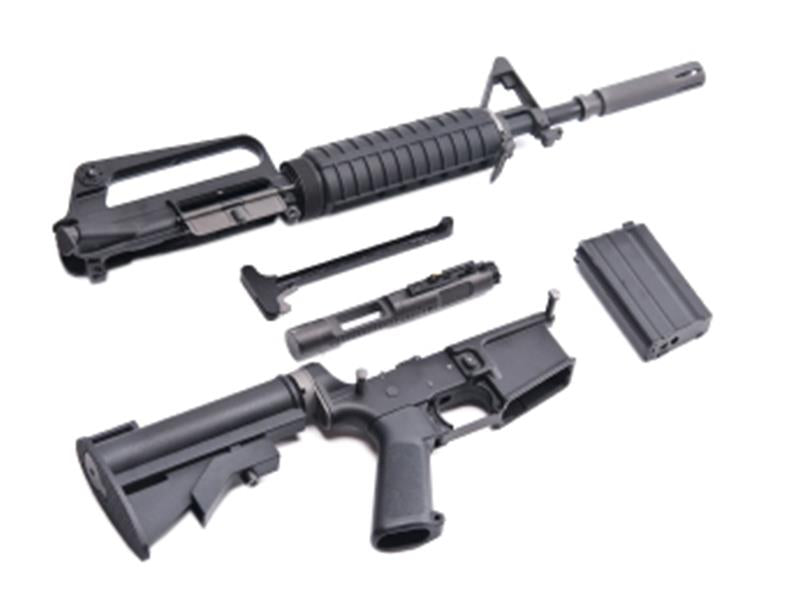WE XM177 Gas Blowback Rifle (Full Metal - Black - WE-R-M007)