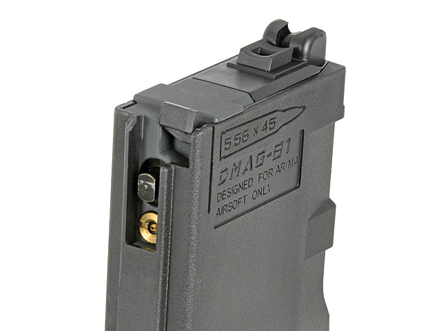 EMG Helios Noveske N4 M4 MWS Gen 3 Gas Magazine by Double Eagle (G101 - 35 Rounds - Black)