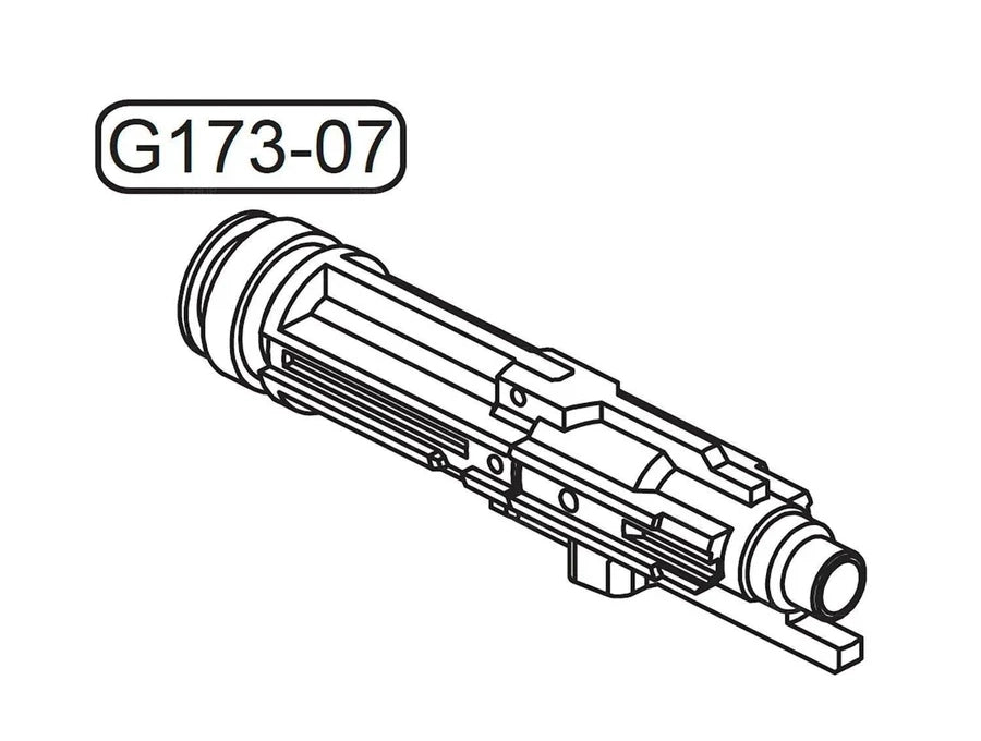 GHK Glock Original Parts - Glock G17 Gen3 Piston / Loading Nozzle for GBB Airsoft ( G175-07 )