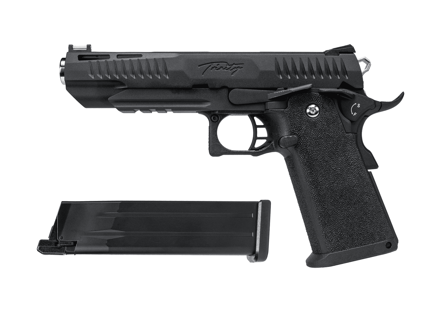 Modify Trinity Hi-Capa Airsoft Gas Blowback Pistol (MD65303-11 - Black )