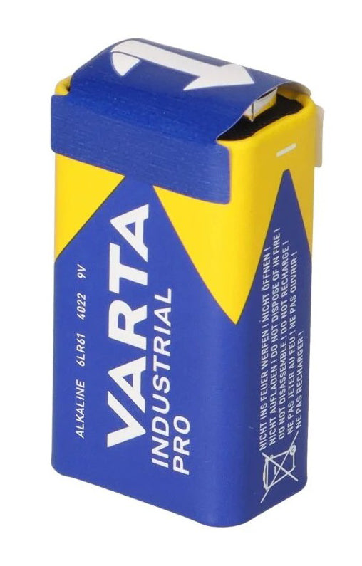 Varta Industrial Pro 4022 9V PP3 6LR61 Battery (1pc)