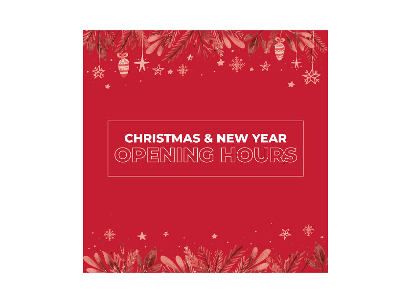 Christmas and New Year Opening Hours 2023