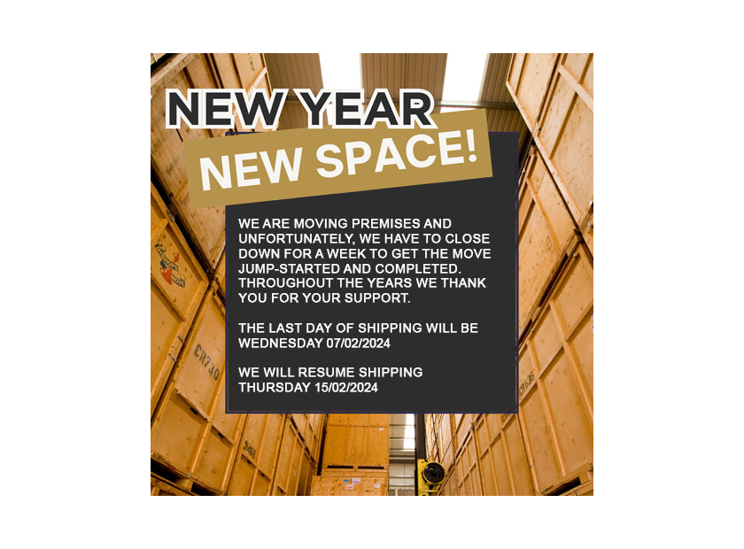 New Year and New Space, We are moving Premises!
