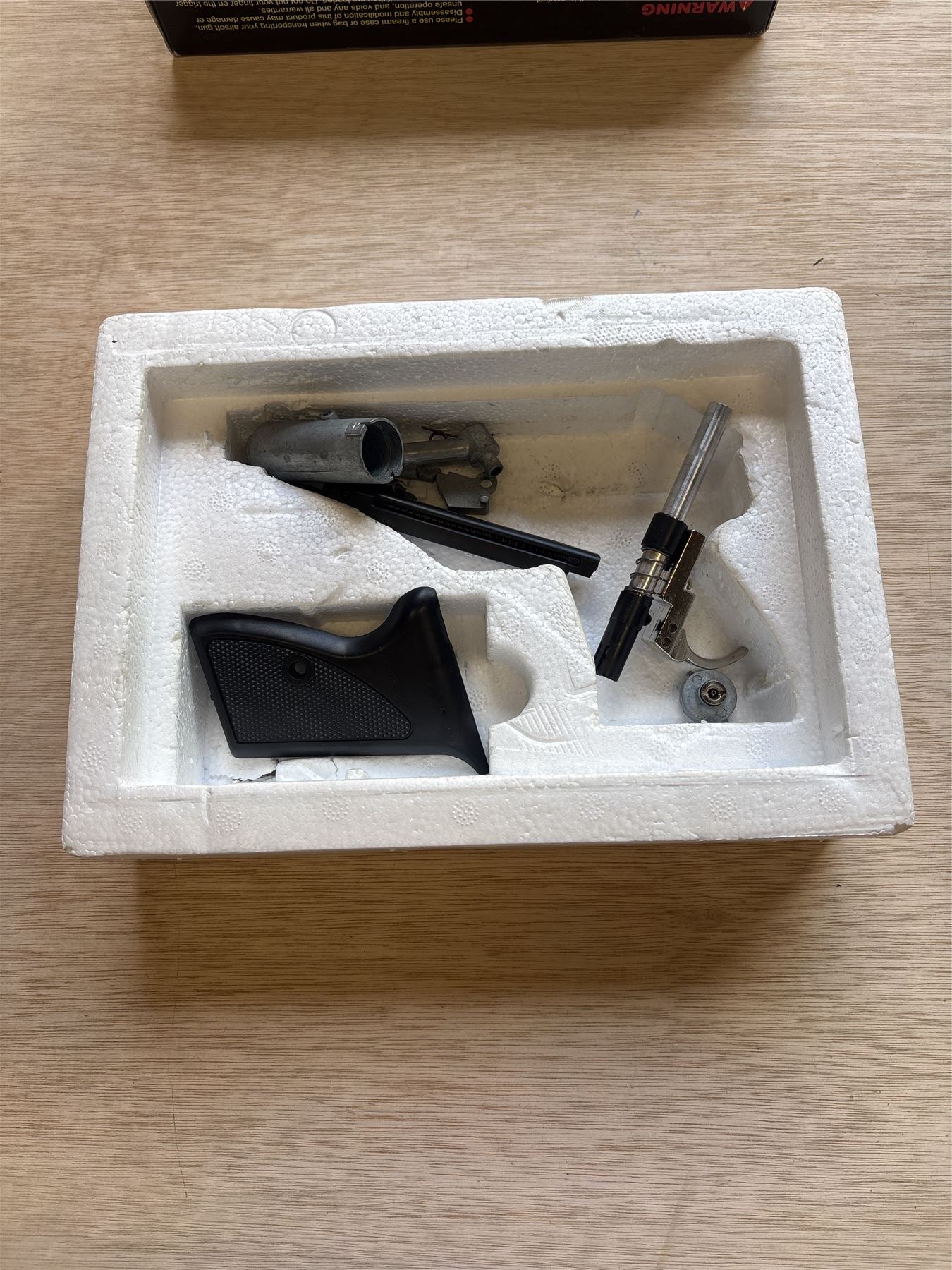 [Boneyard] SRC PPK NBB Gas Pistol (Silver) - Incomplete - parts only - missing gun & mag