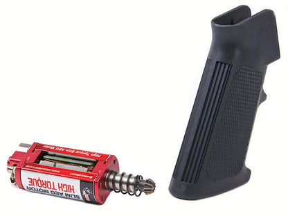 Ares Slim Pistol Grip for M4 with High Torque Slim AEG Motor (Black - PG-M-001-BK)