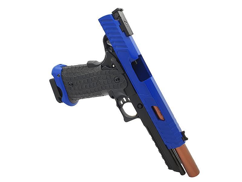 Army JW3 Baba Yaga Gas Blowback Pistol (Full Metal - Black - Two-Tone Blue)