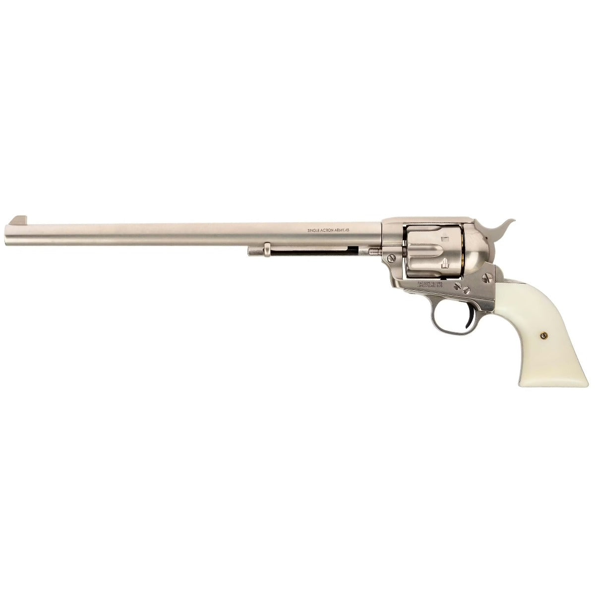 King Arms 11.0" .45 Peacemaker Revolver (Full Metal - Silever - KA-PG-10-L-SV-V2)