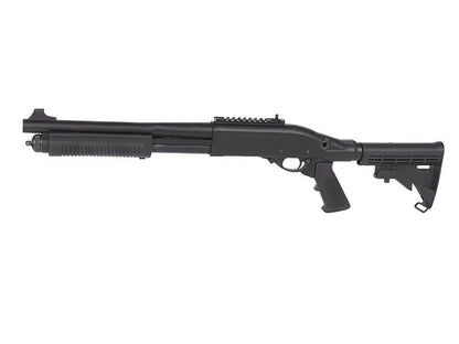 Golden Eagle M870 RAS Tri-Shot Gas Pump Action Shotgun (Short - Black - M8871 - V2)