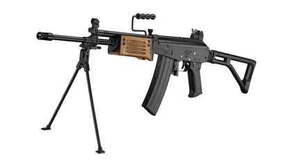 ICS TOD ARM S3 Galil Full Metal AEG Rifle - Real Wood & SSSIII ETU GEN.2  - Black (ICS-91S3NU)