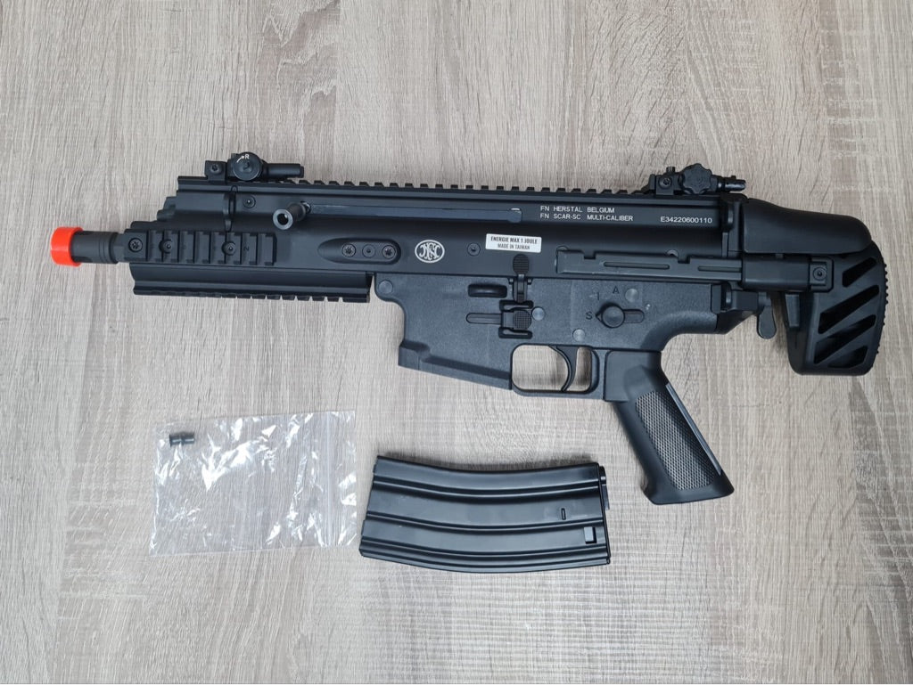FN Herstal SCAR-SC BRSS AEG Reciol (Bolt - Black - 200828)