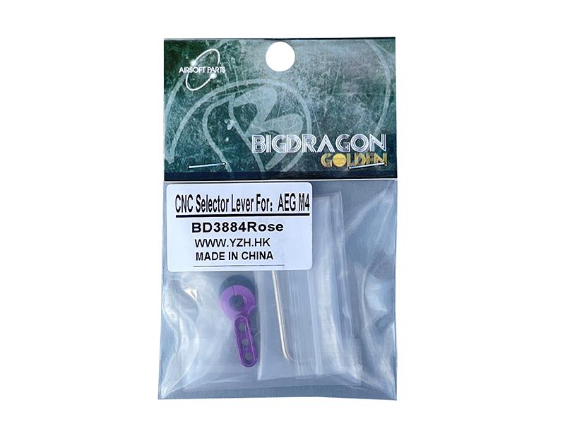 T&D CNC Selector Lever For AEG M4 (Rose)