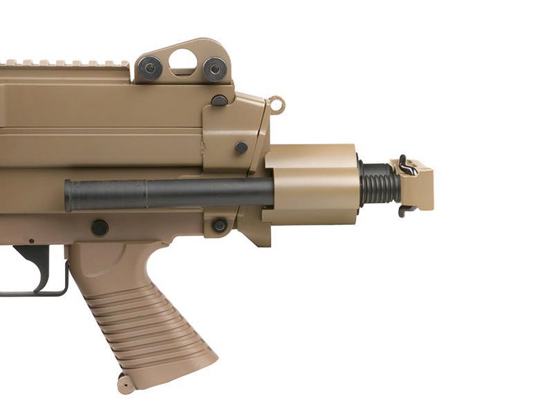 A&K M249 Para with Sound Control Drum Magazine (Tan - AK-M249-PARA-P)