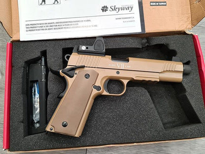 Secutor - Rudis Magna - 1911 - VII Custom Pistol (Co2 Powered - Gas Ready - Tan12)