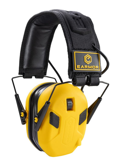 EARMOR M300X Electronic Tactical Hearing Protection Headset (Yellow)