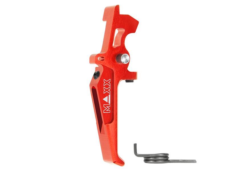 Maxx Model CNC Aluminum Advanced Speed Trigger (Style E) (Red)