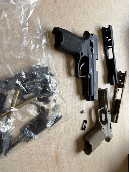 [Boneyard] AEG F17 Gas Blowback Pistol (Tan) - In pieces - possibly missing pieces