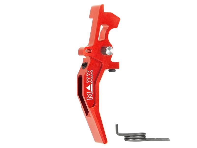 Maxx Model CNC Aluminum Advanced Speed Trigger
 (Style C) (Red)