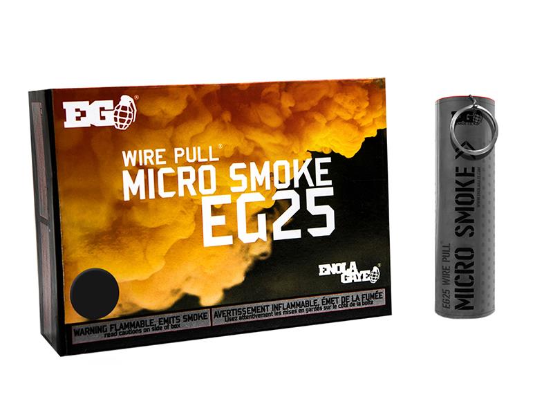 Enola Gaye EG25 Wire Pull Micro Smoke Grenade (EG25BK - Black)