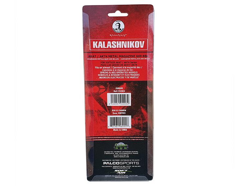 Kalashnikov AK47 Metal Hi-Cap Magazine (Cyma - Cybergun - 600 Rounds - 125003)