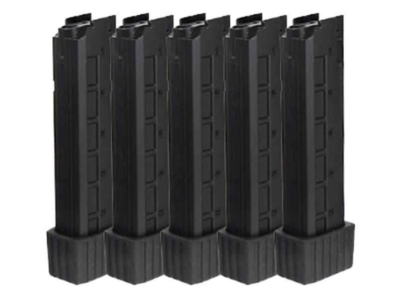 Ares APC-9 AEG SMG Magazine (5pcs Box Set - Medium - 80 Rounds - Black - MAG-B-A9-M)