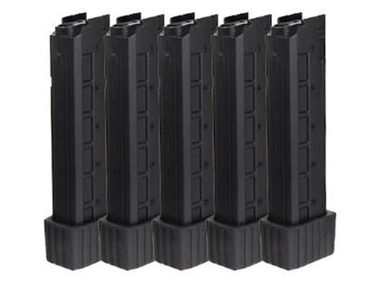 Ares APC-9 AEG SMG Magazine (5pcs Box Set - Medium - 80 Rounds - Black - MAG-B-A9-M)