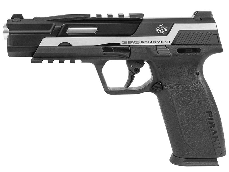 G&G Piranha TR Gas Blowback Airsoft Pistol (Black/Duel Tone - GAS-PRN-TOR-SBB-UCM)