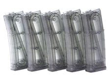 Ares M4 AMAG AEG Magazine (5pcs Box Set - 130 Rounds - Transparent - MAG-B-023-TP)