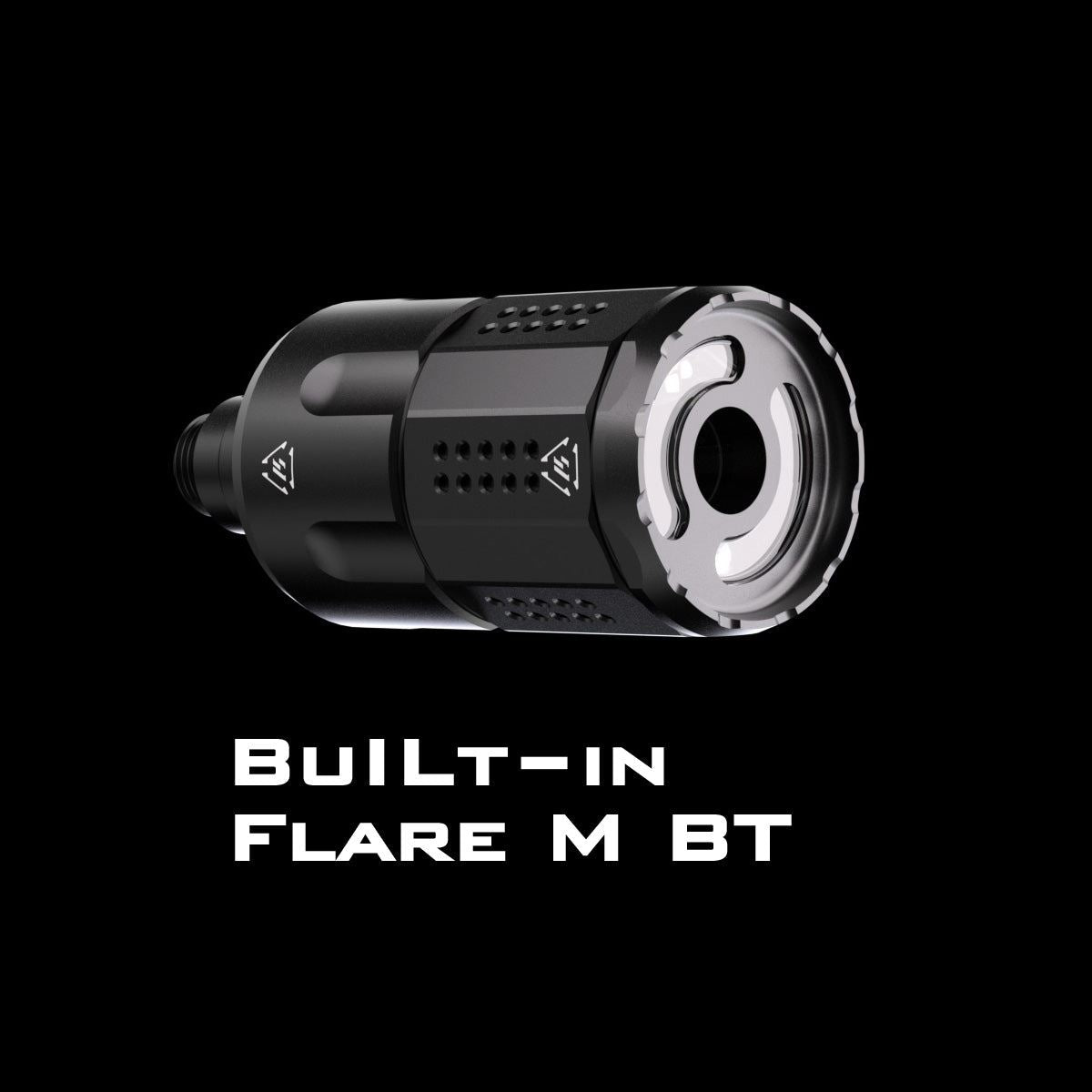EMG x Strike Industries Linear Compensator with Built-In E-Shooter Flare Mono Tracer Unit - Black