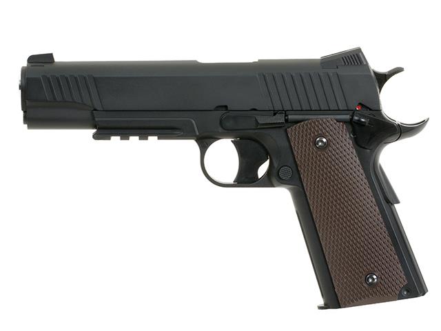 KWC M45A1 Co2 Pistol (4.5mm - KM-40DHN - Metal Slide - NBB - Black)