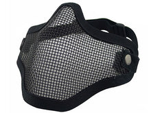 Big Foot V1 Strike Steel Half Face Mask (One Belt Version) (Black)