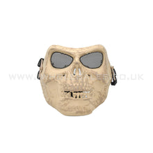 Skull Mask with Mesh Eye Protection (Tan)