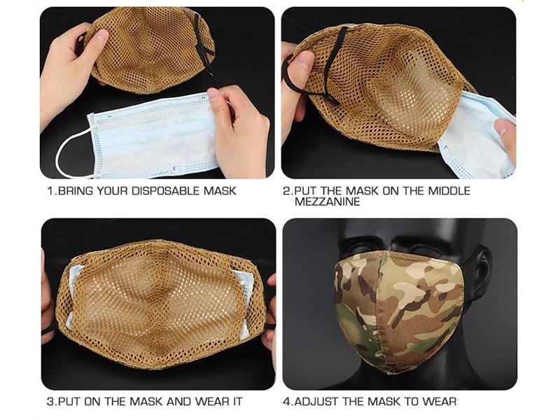 Big Foot Tactical Camo Mask Cover (Knight - V3)
