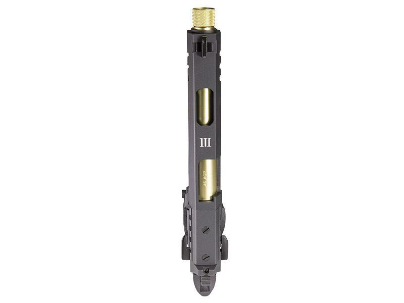 Secutor - LUDUS III - Hi-Capa 5.1 Custom Pistol (Gold Barrel - Co2 Powered - Gas Ready - Black)